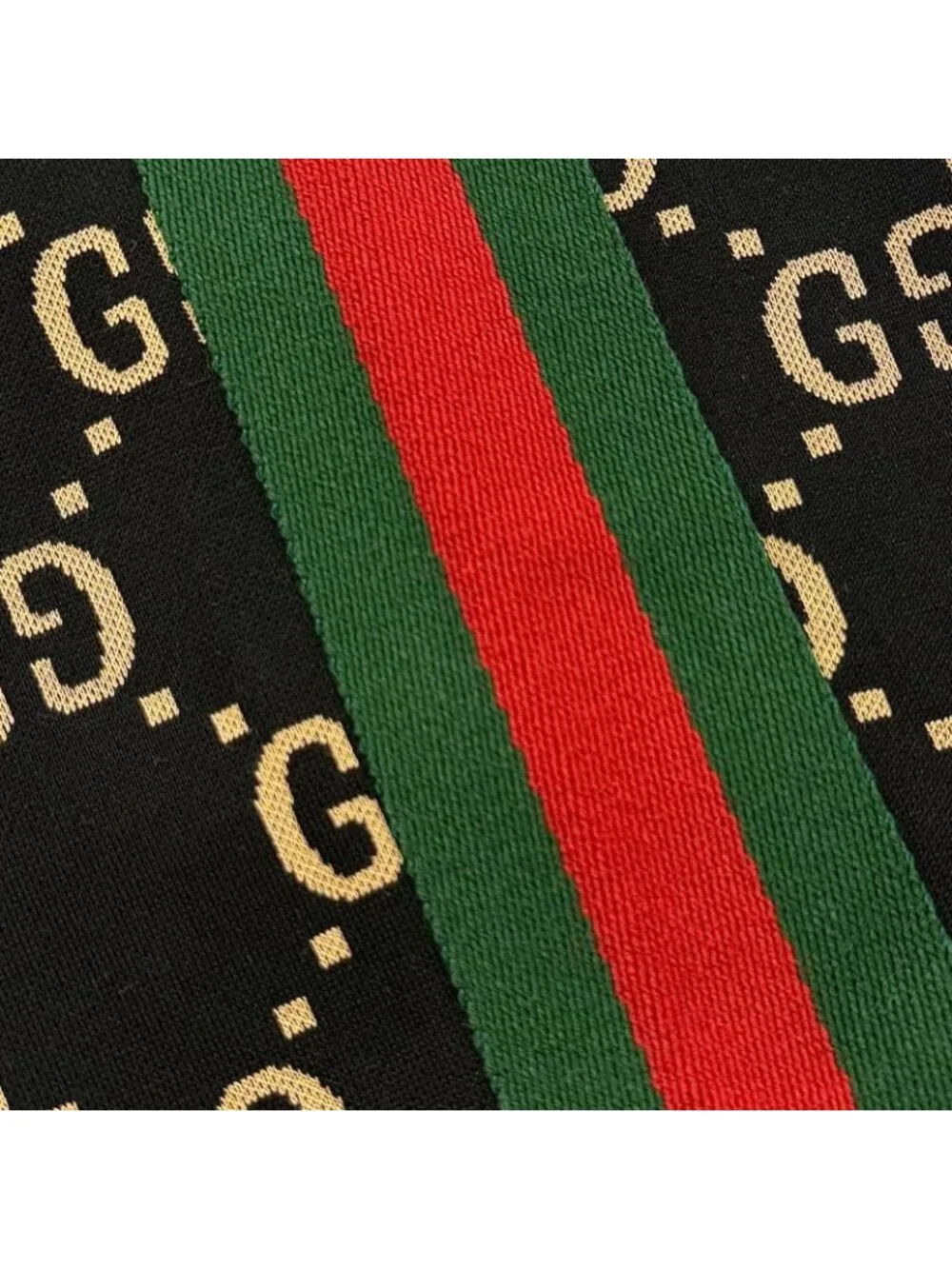 Gucci Web Line GG Cotton Jersey Jogger Pants Track Black XS